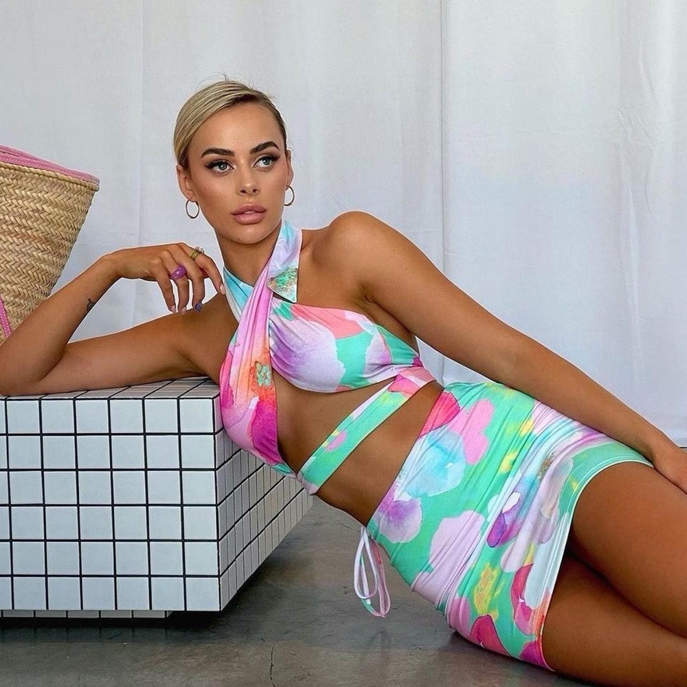 Tiger mist 2 piece set - watercolor